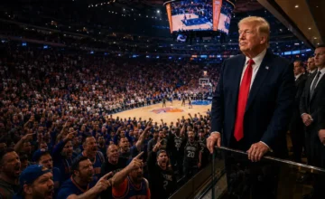 Donald Trump NBA Finals Attendance.