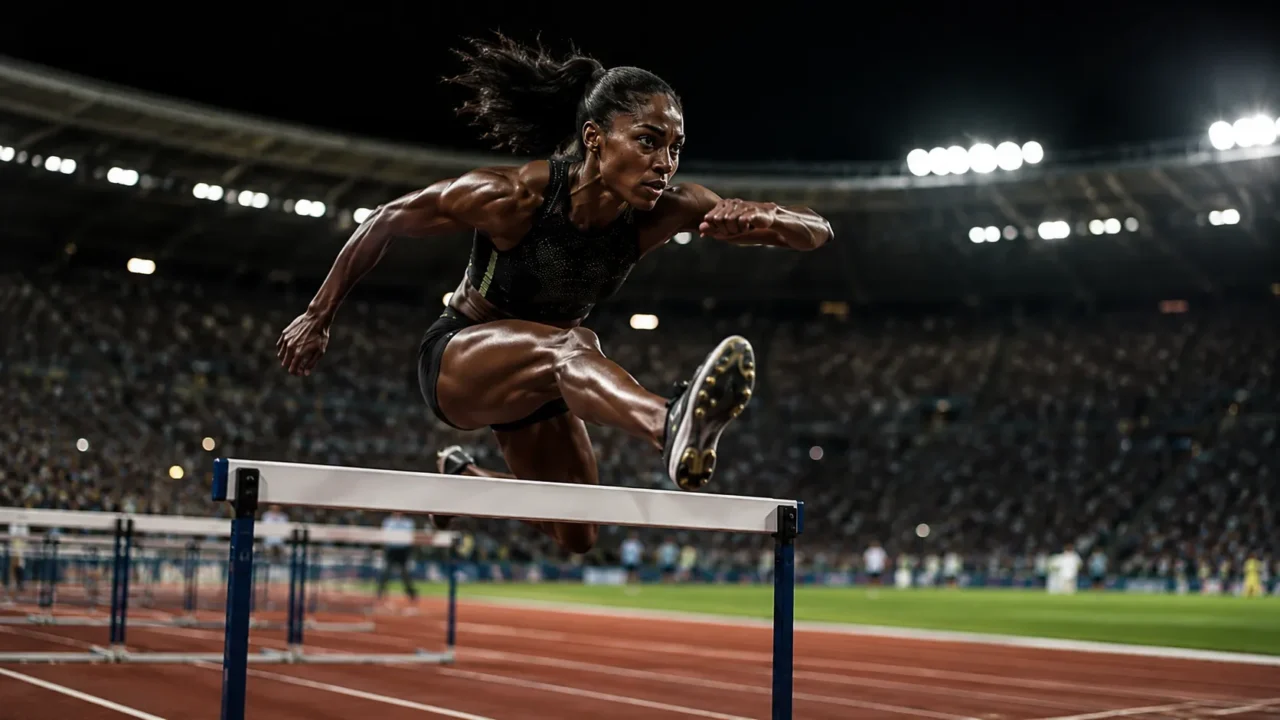 Masai Russell 100m hurdles world record