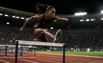 Masai Russell 100m hurdles world record