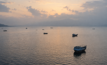 An oil tanker near the Strait of Hormuz