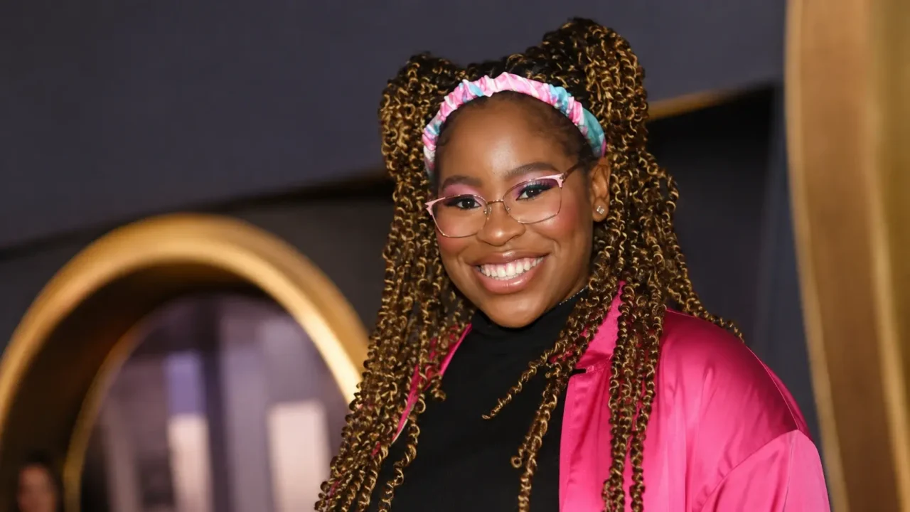 Carla Jeffery at a Disney premiere