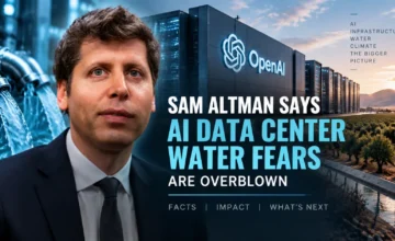 Sam Altman says AI data center water fear are overblown