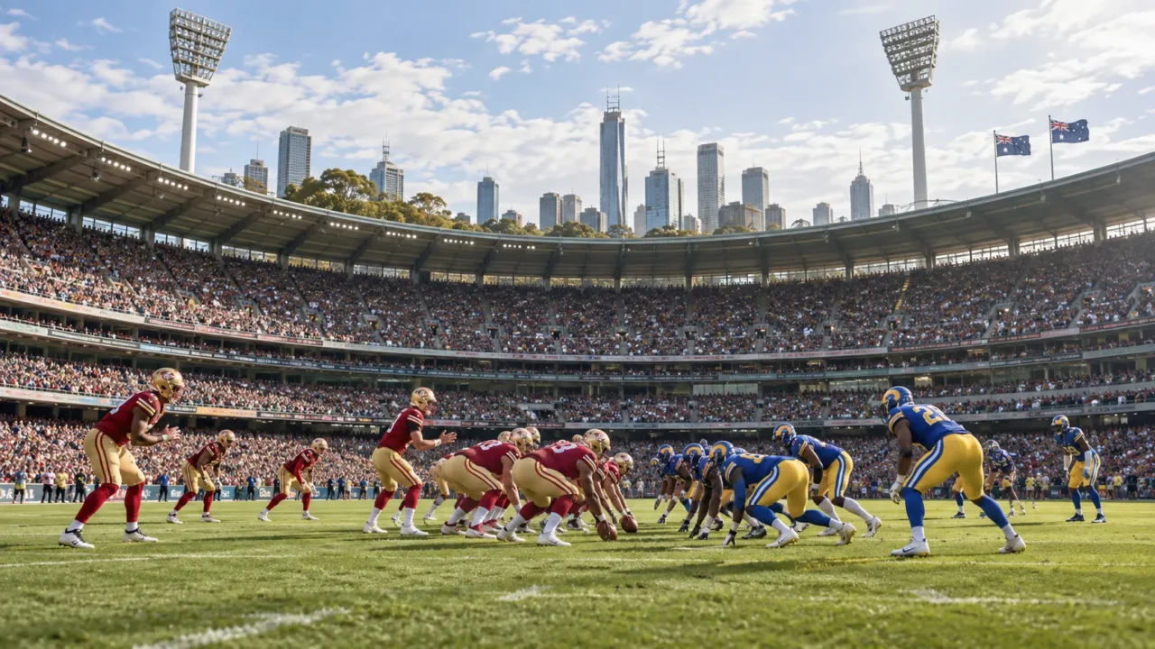 49ers and Rams play in Melbourne