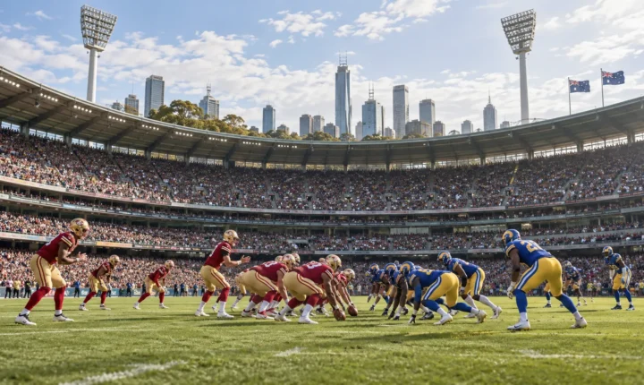 49ers and Rams play in Melbourne