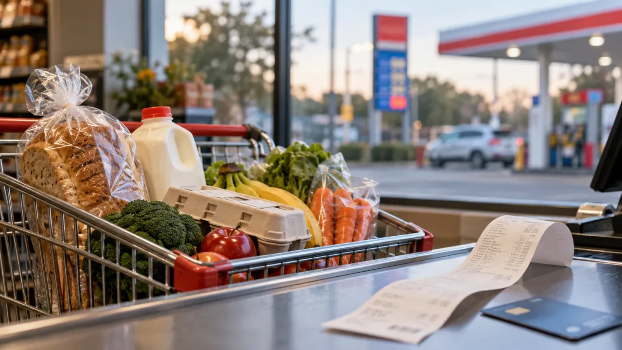 Groceries and fuel costs in August 2026