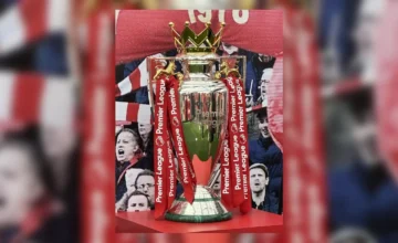 Premier League trophy