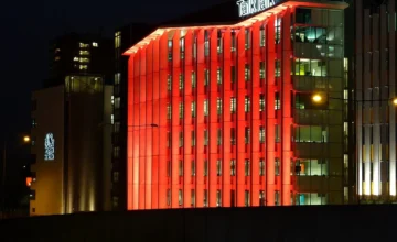 TalkTalk logo on a London office building