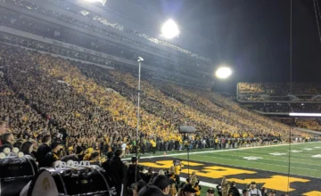 Kinnick Stadium before an Iowa football game