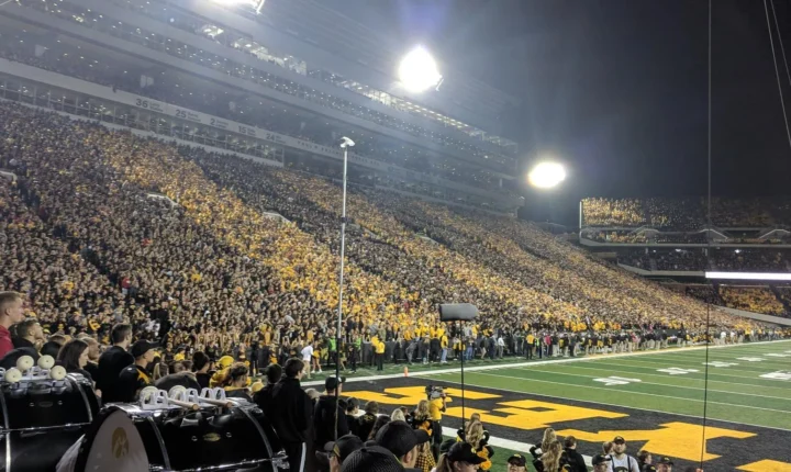 Kinnick Stadium before an Iowa football game