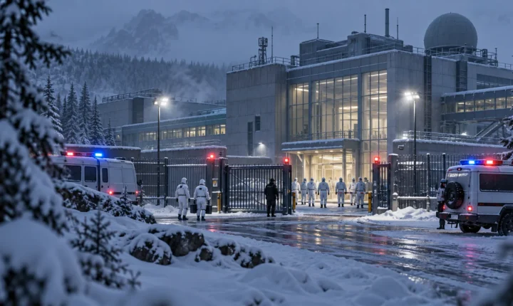 Russian lab worker dies